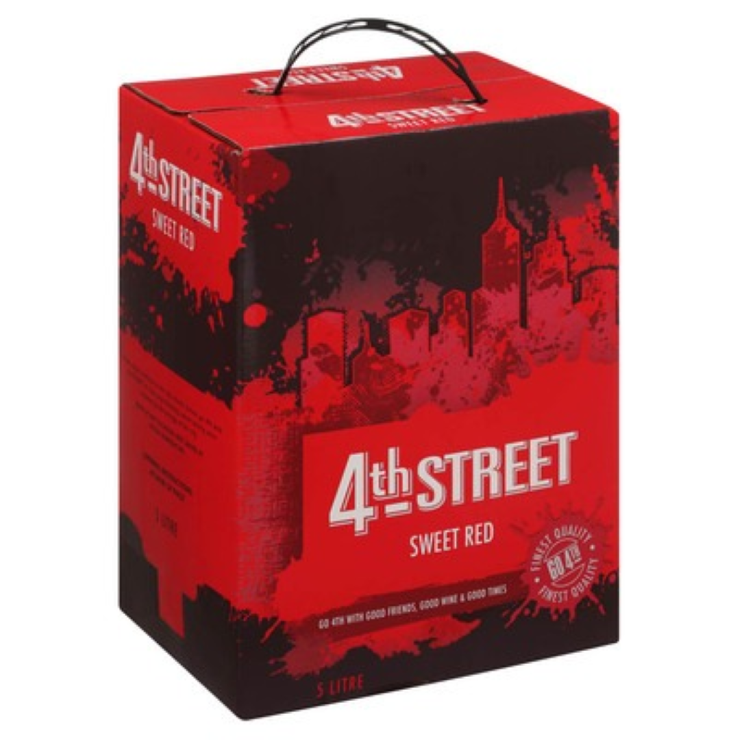 4TH STREET NATURAL SWEET RED 5LT